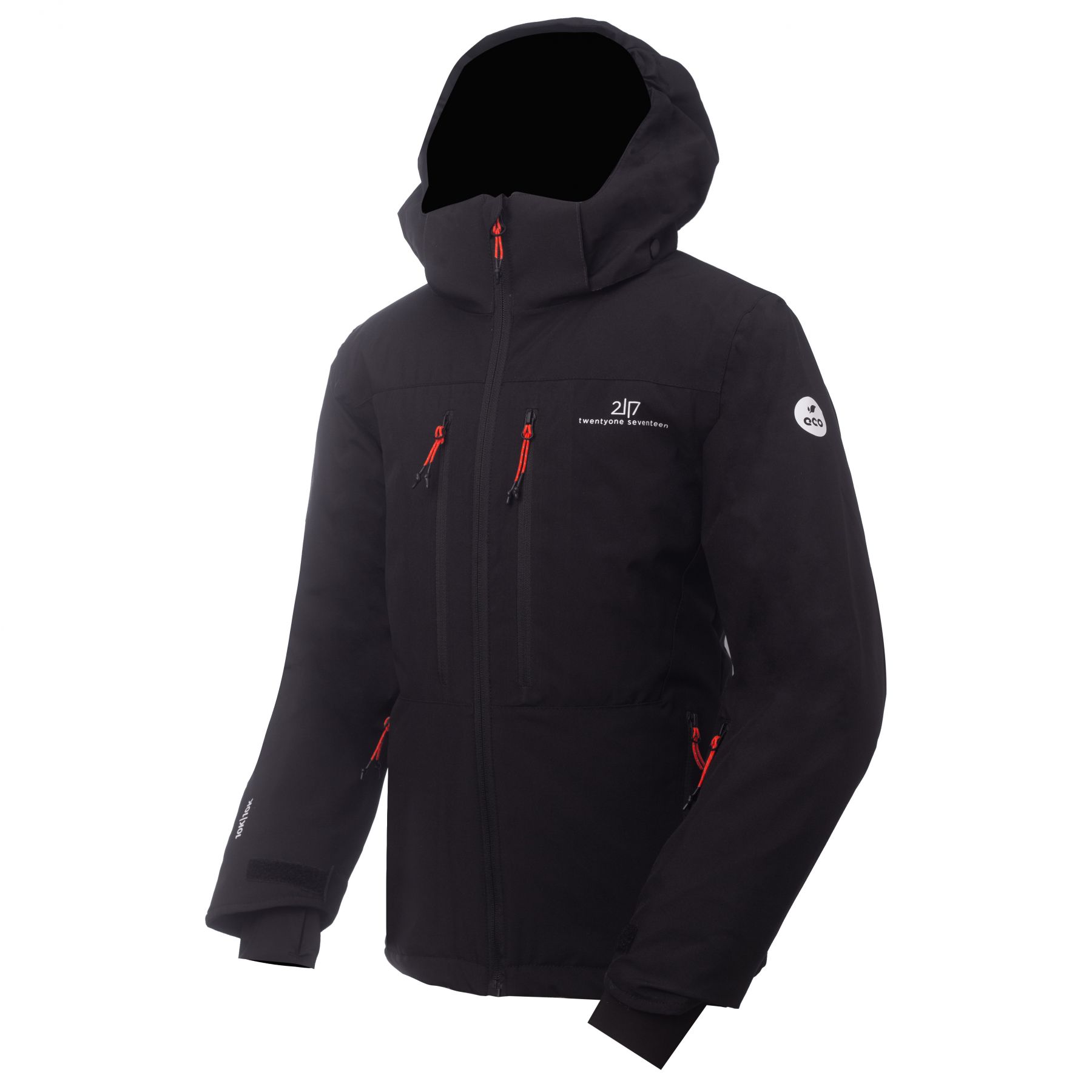 2117 of Sweden Langas, manteau de ski, junior, noir