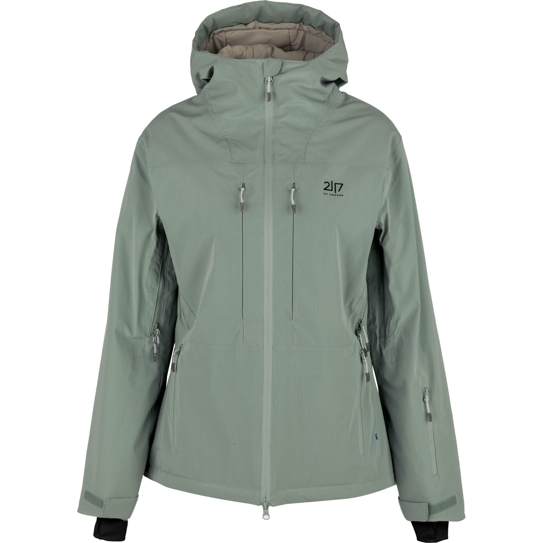 2117 of Sweden Nausta, manteau de ski, femmes, vert clair