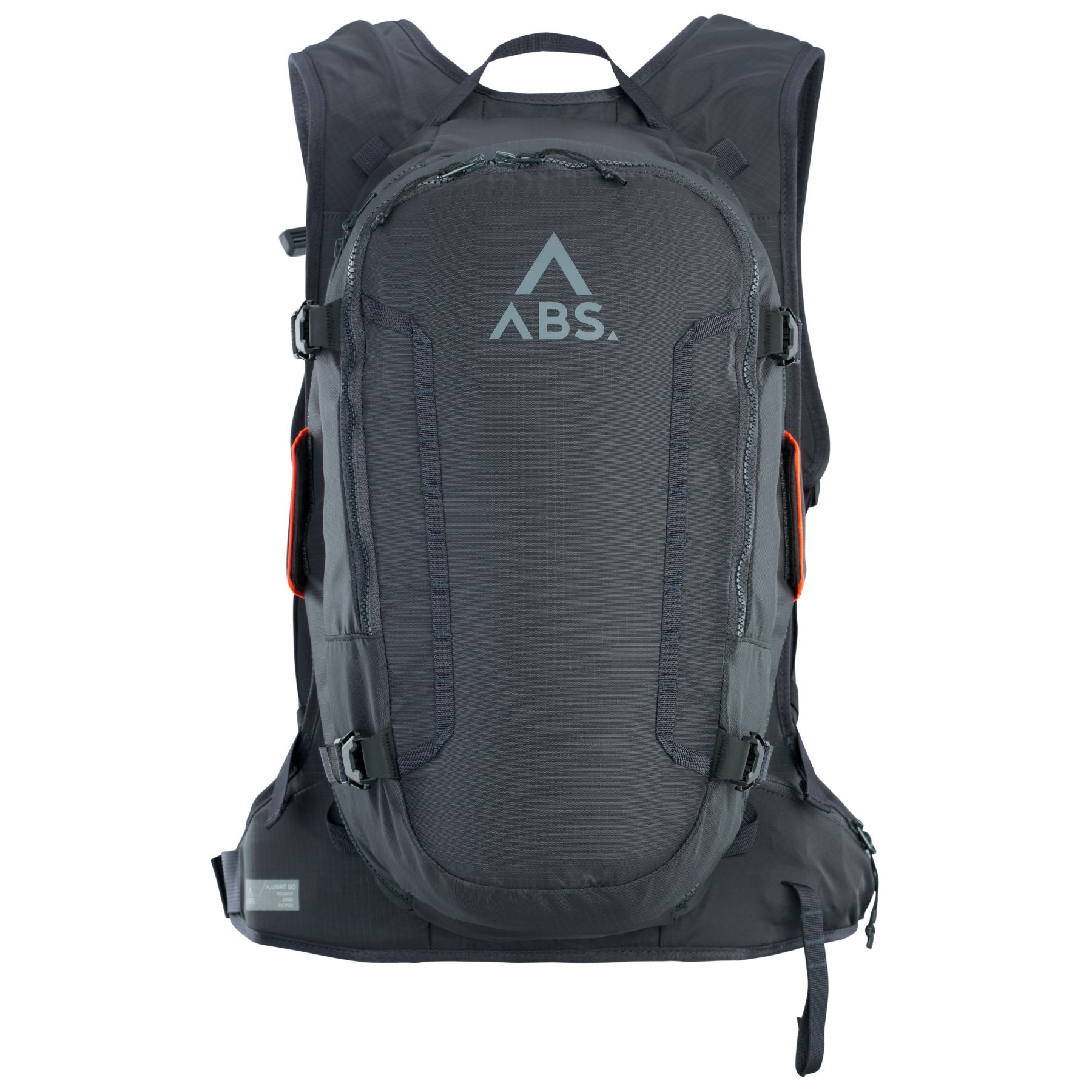 ABS A.Light Go, 22L, sac à dos d'avalanche sans cartouche, gris foncé