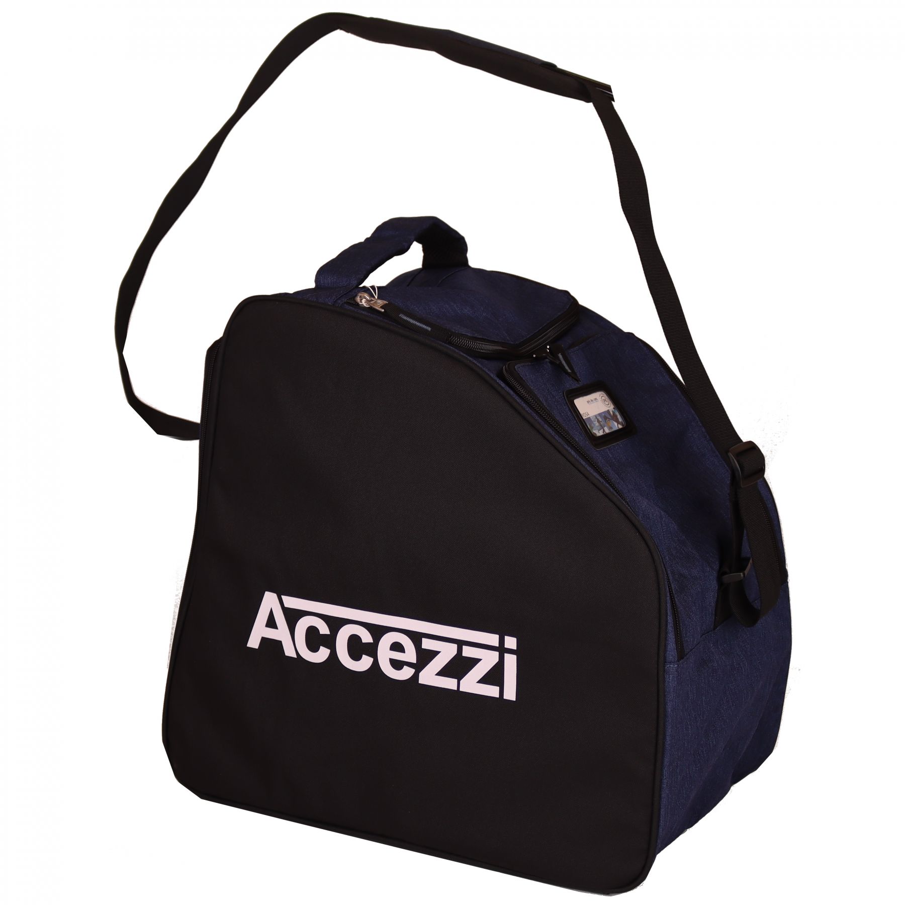 Accezzi Arosa, sac à chaussures et casque, noir