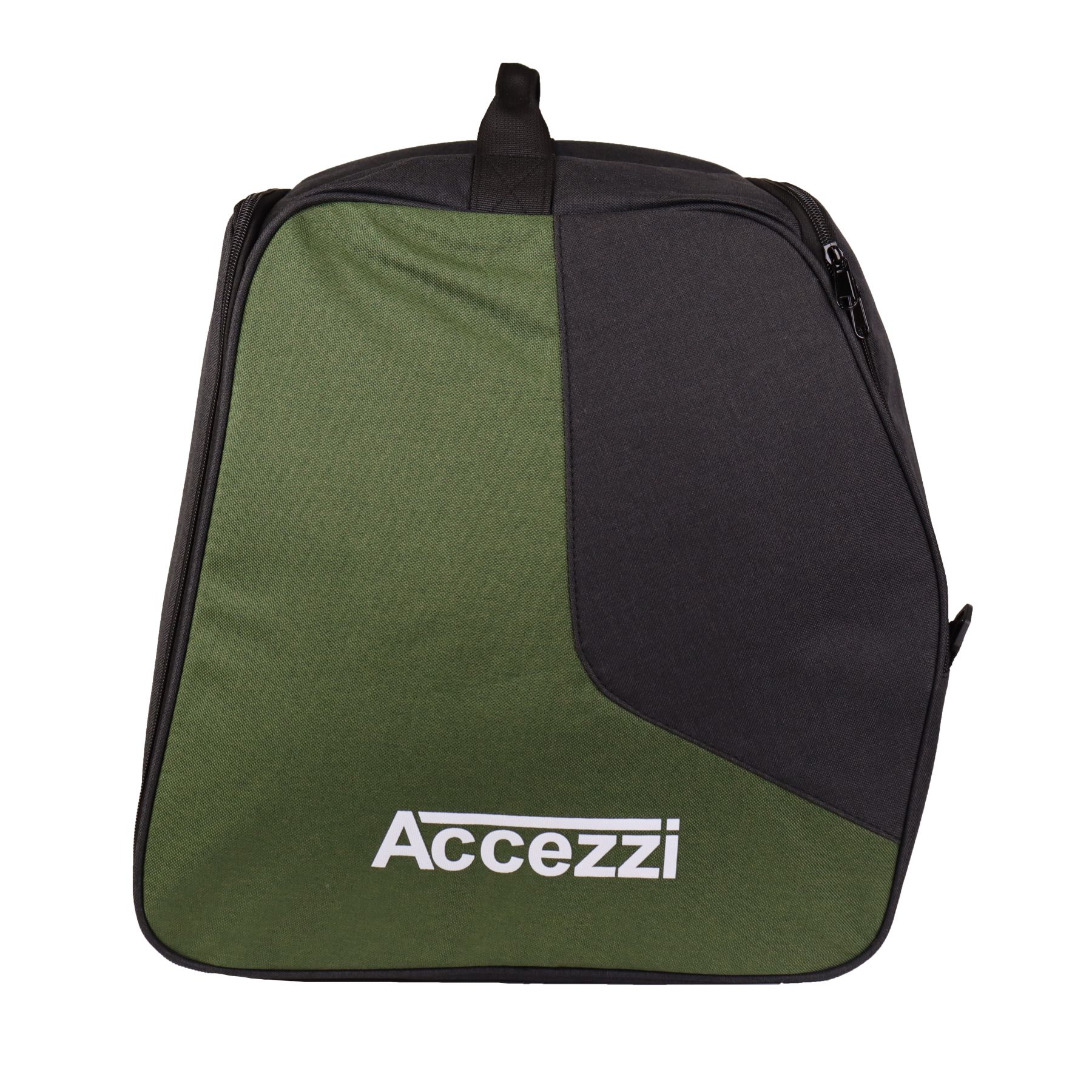 Accezzi sac à chaussures et casque, vert foncé