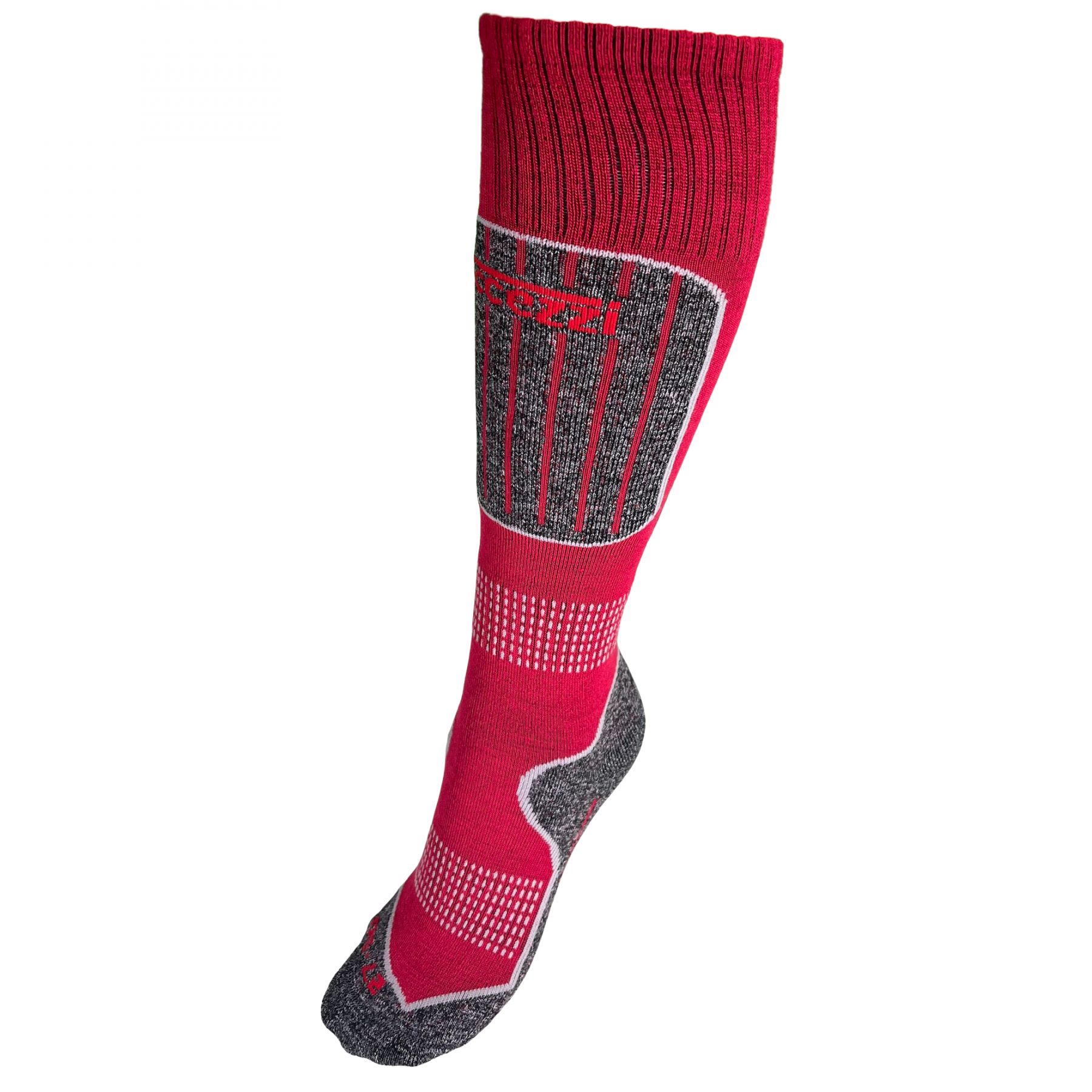 Accezzi Merino 20, chaussettes de ski, junior, rouge