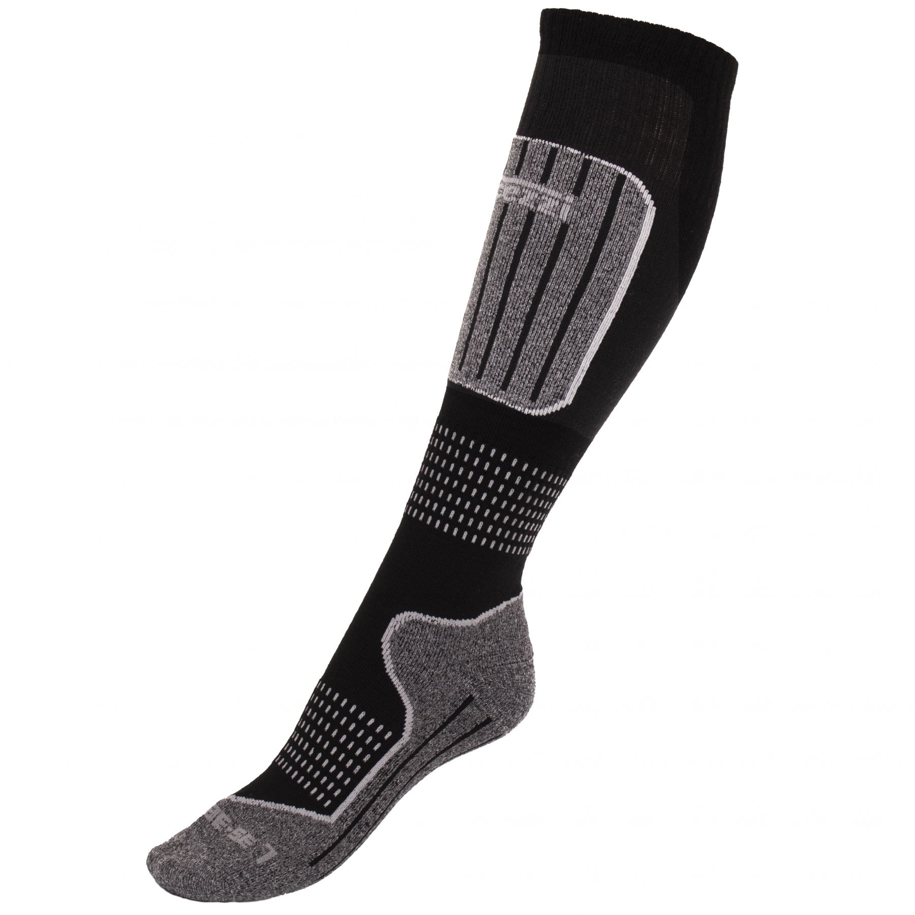 Accezzi Merino 20, chaussettes de ski, noir