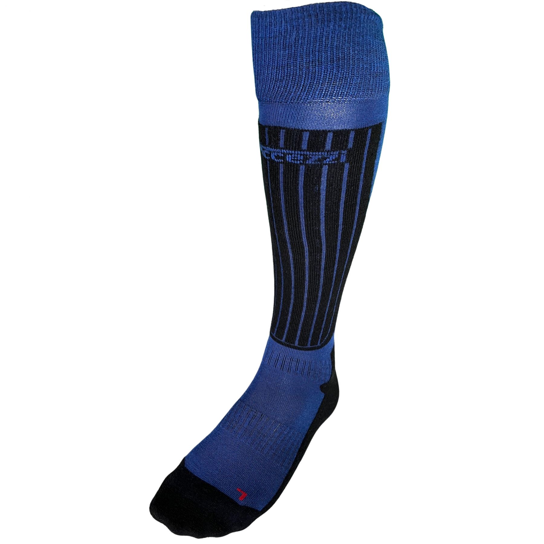 Accezzi Merino 50, chaussettes de ski, bleu