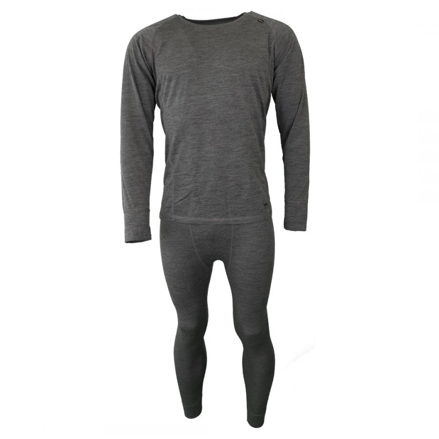 Accezzi Merino, sous-vêtements de ski, herre, gris