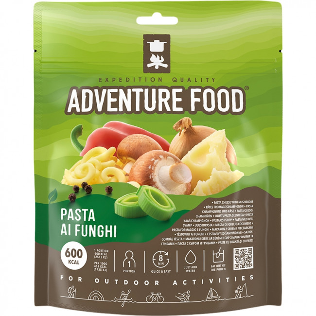 Adventure Food Pâtes aux Champignons, nourriture lyophilisée