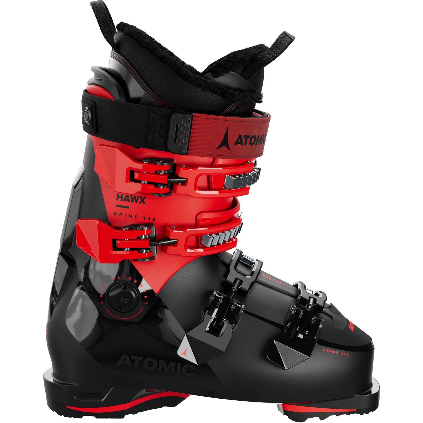 Atomic Hawx Prime 110 GW, chaussures de ski, hommes, noir/rouge