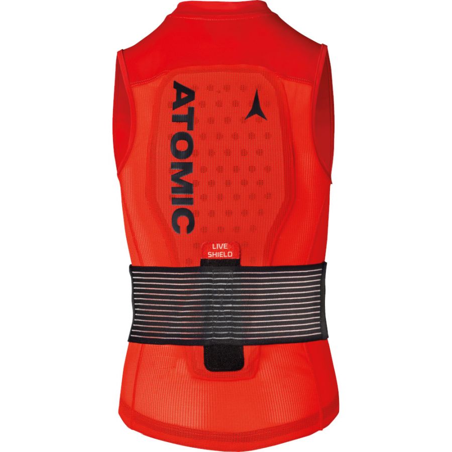 Atomic Live Shield Vest JR, rouge