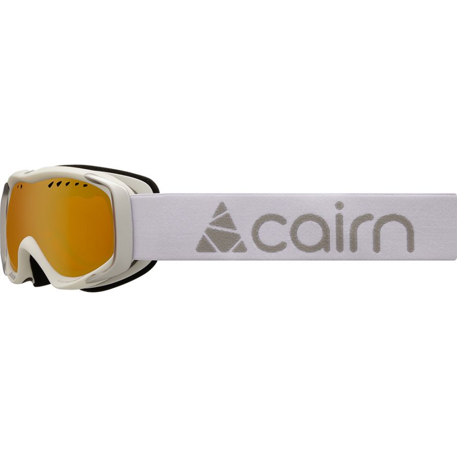 Cairn Booster Photochromic, lunettes de ski, junior, mat blanc/argent