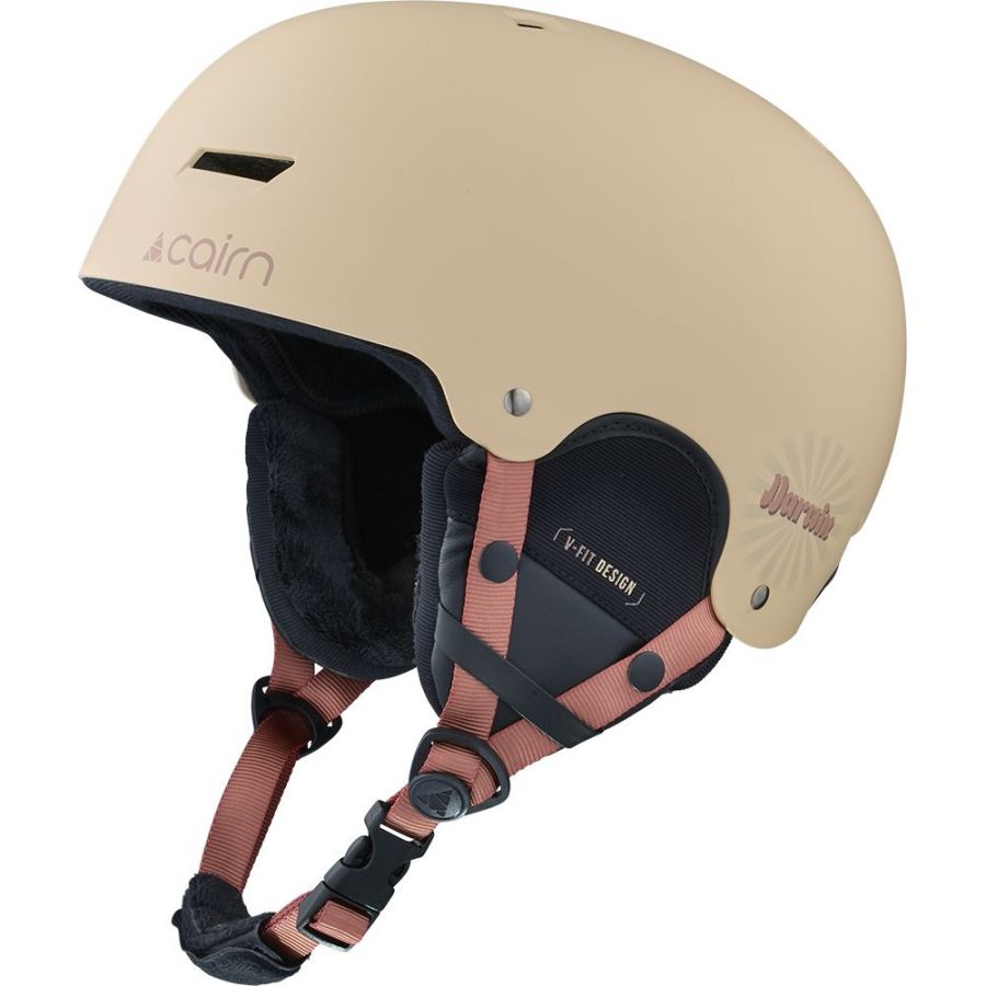 Cairn Darwin, casque de ski, junior, beige