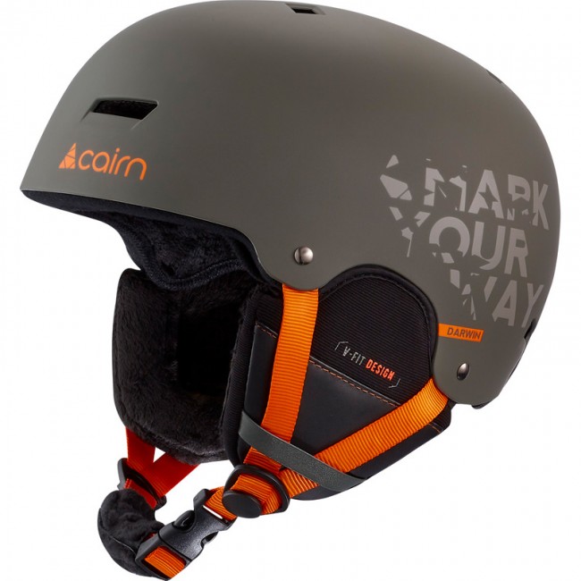 Cairn Darwin, casque de ski, junior, gris