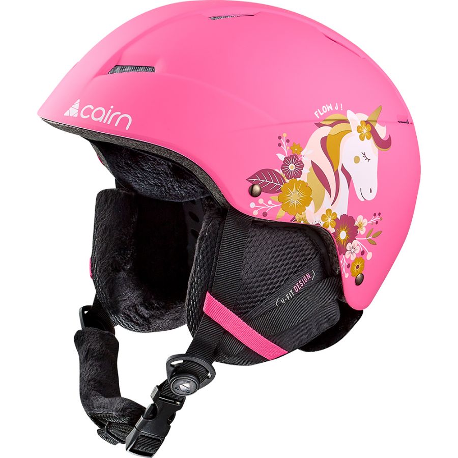 Cairn Flow, casque de ski, junior, rose unicorn