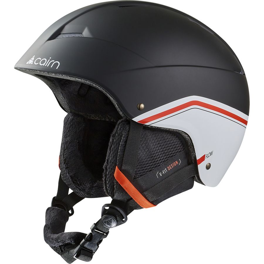 Cairn Flow, casque de ski, mat noir racing