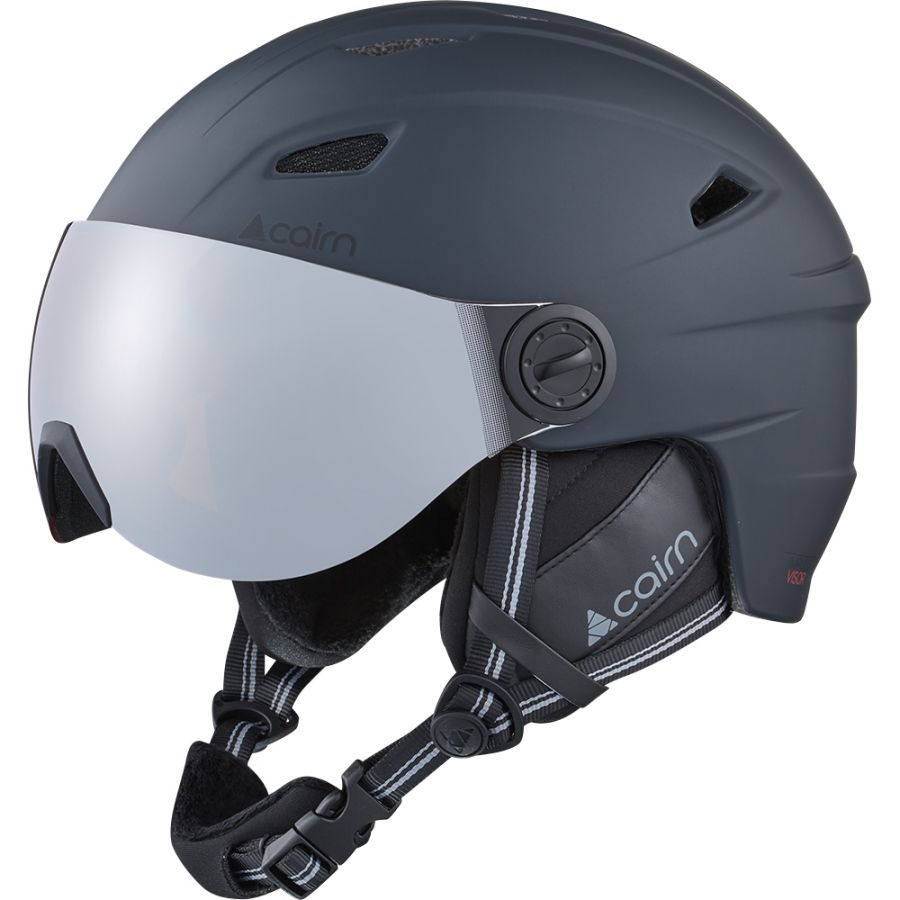 Cairn Impulse Visor, casque de ski avec visière, gris