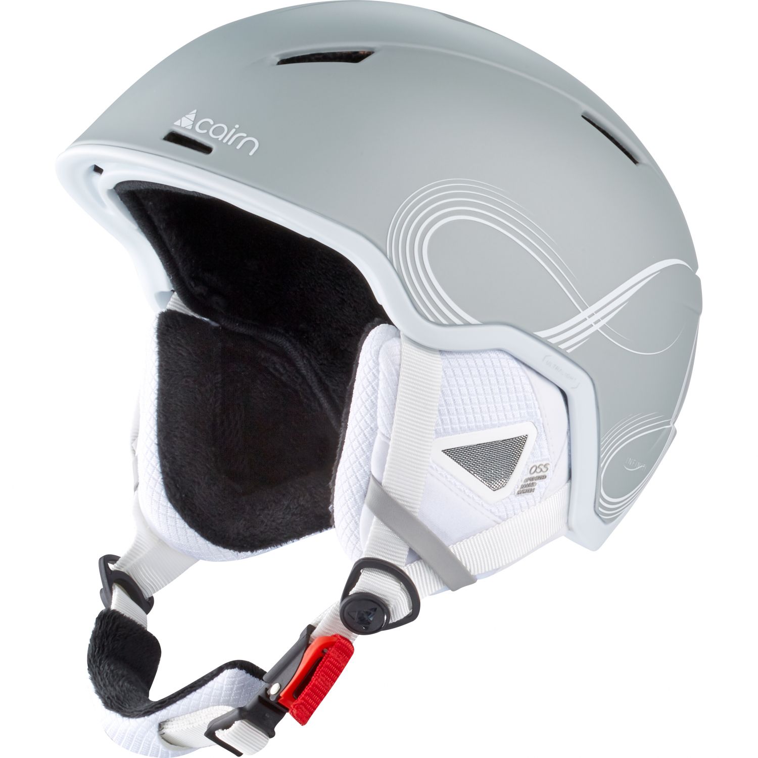 Cairn Infiniti, casque de ski, mat argent