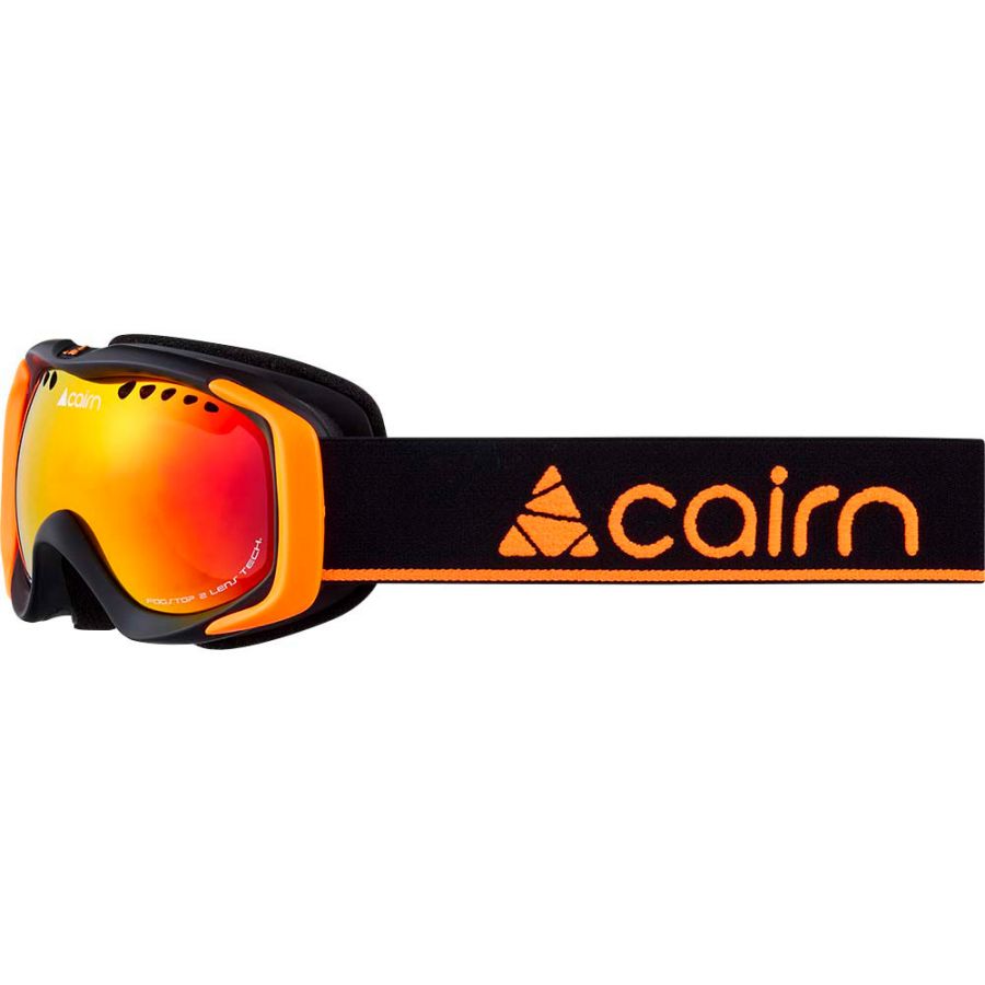 Cairn Mate, masque de ski, junior, noir mat/orange