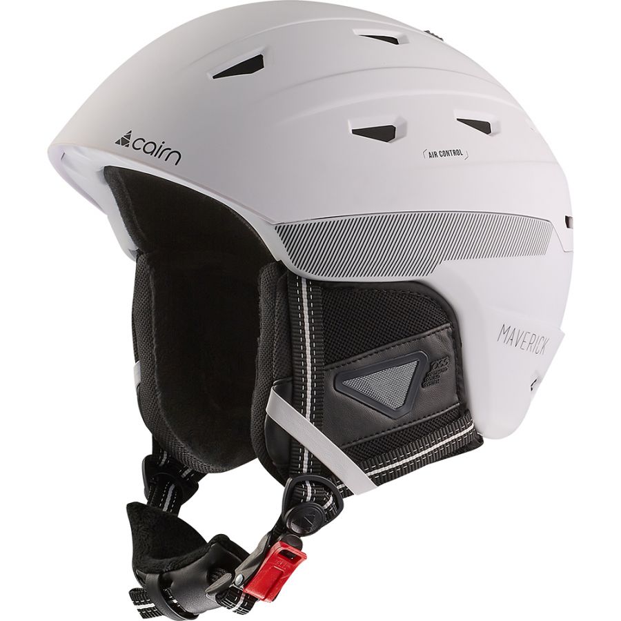 Cairn Maverick, casque de ski, mat blanc