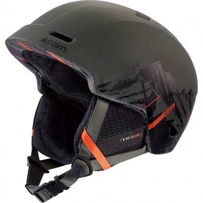 Cairn Meteor, casque de ski, vert foncé