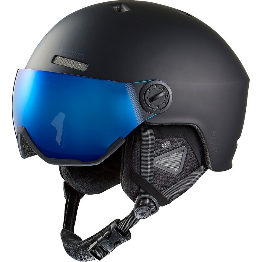 Cairn Reflex casque de ski avec visière, noir