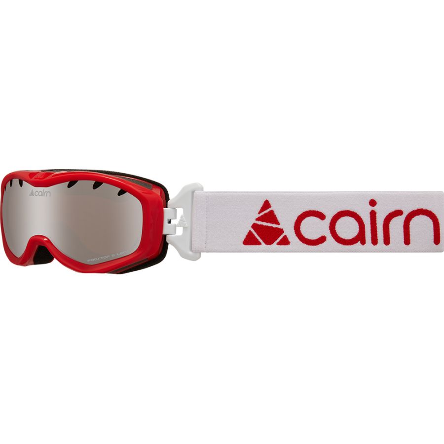 Cairn Rush SPX3000, lunettes de ski, junior, rouge/blanc