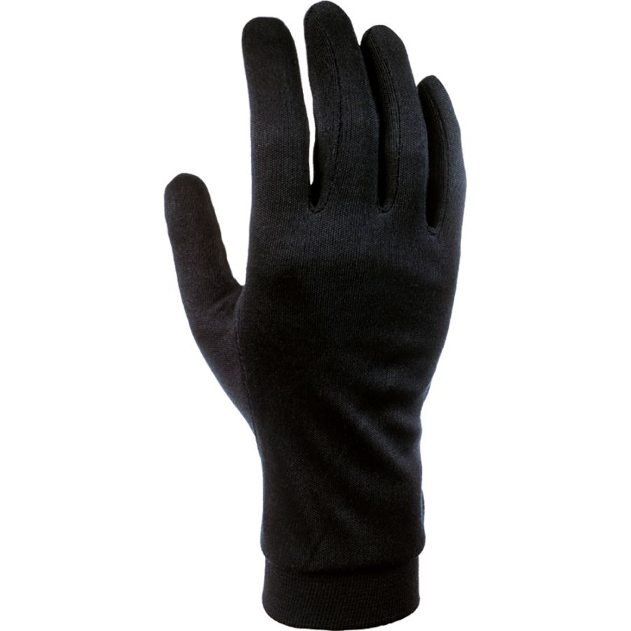 Cairn Silk, gants intérieurs, femmes, black