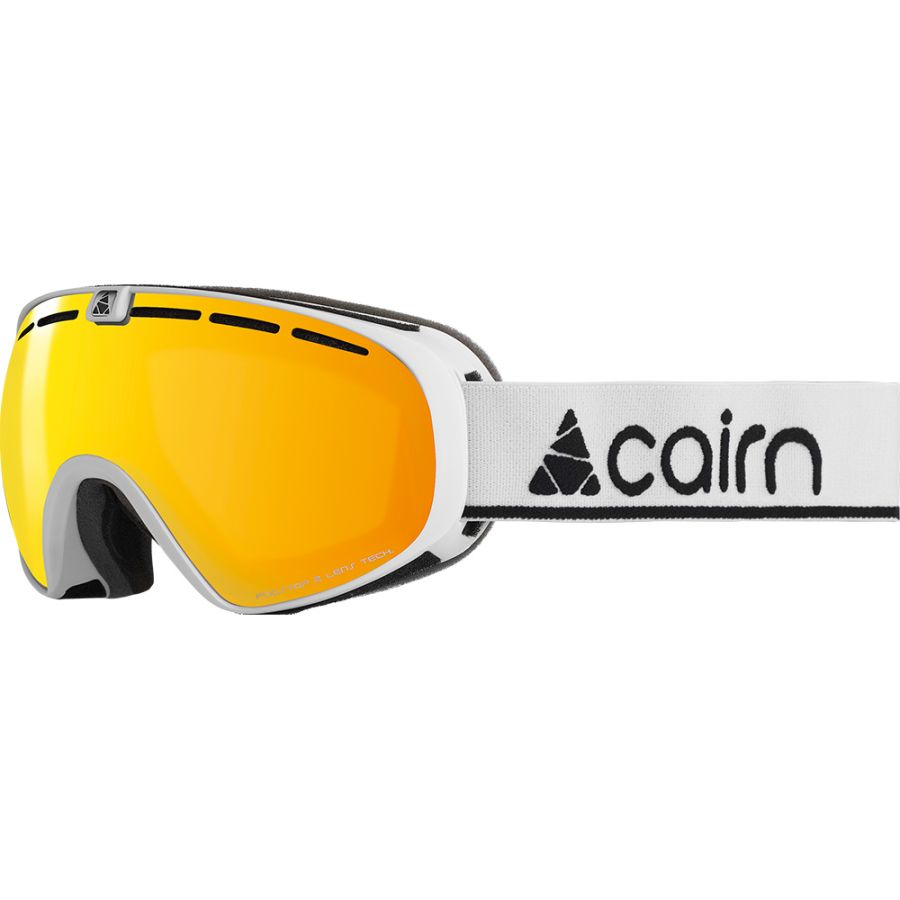 Cairn Spot, lunettes de ski OTG, mat blanc