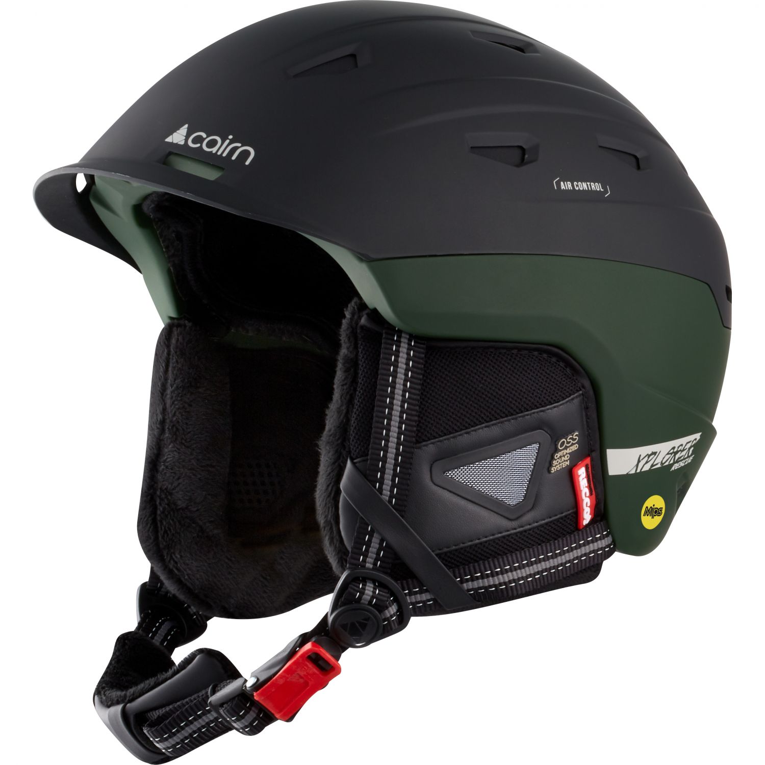 Cairn Xplorer Rescue MIPS, casque de ski, vert foncé