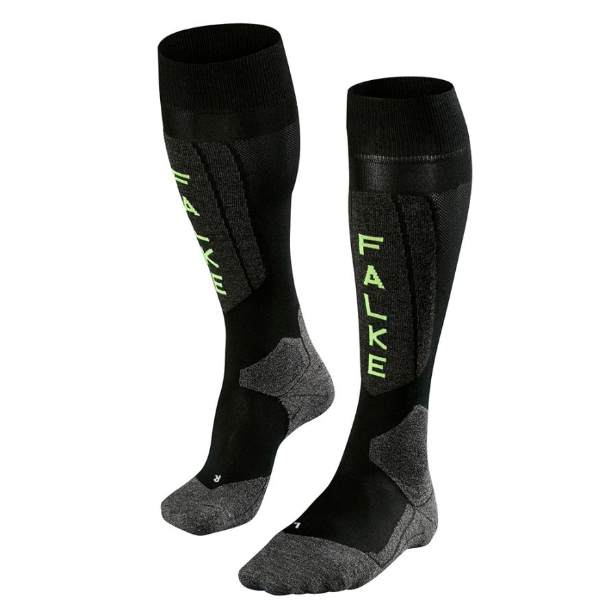 Chaussettes de ski Falke SK5, hommes, noires