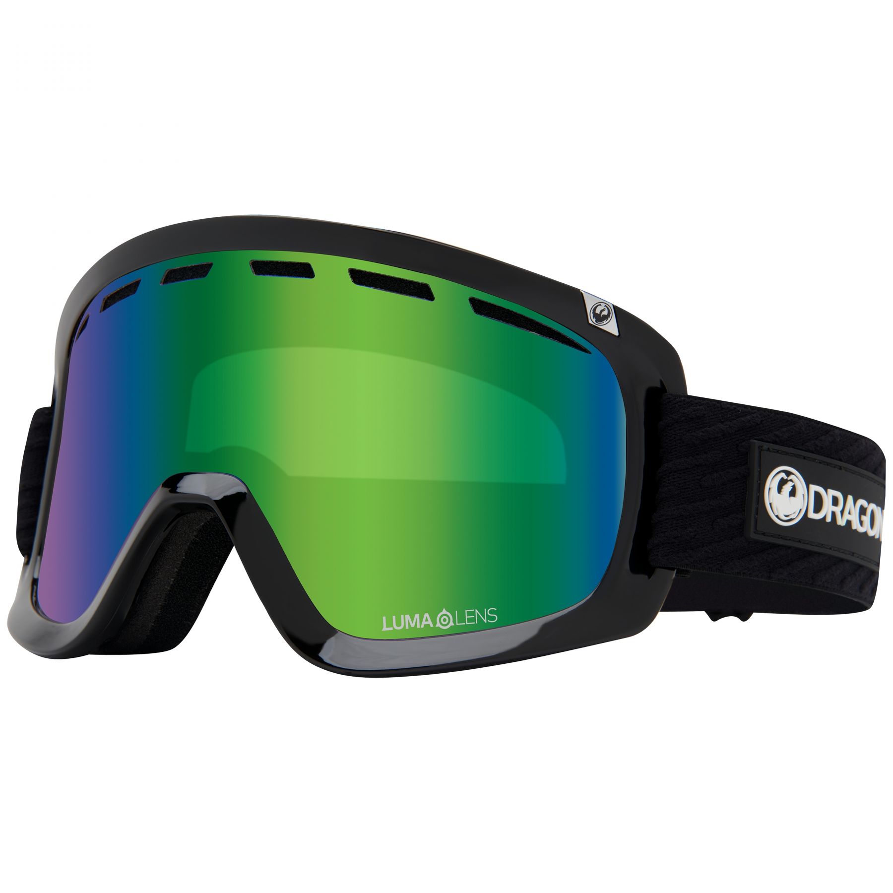 Dragon D1 OTG, masque de ski, icon green