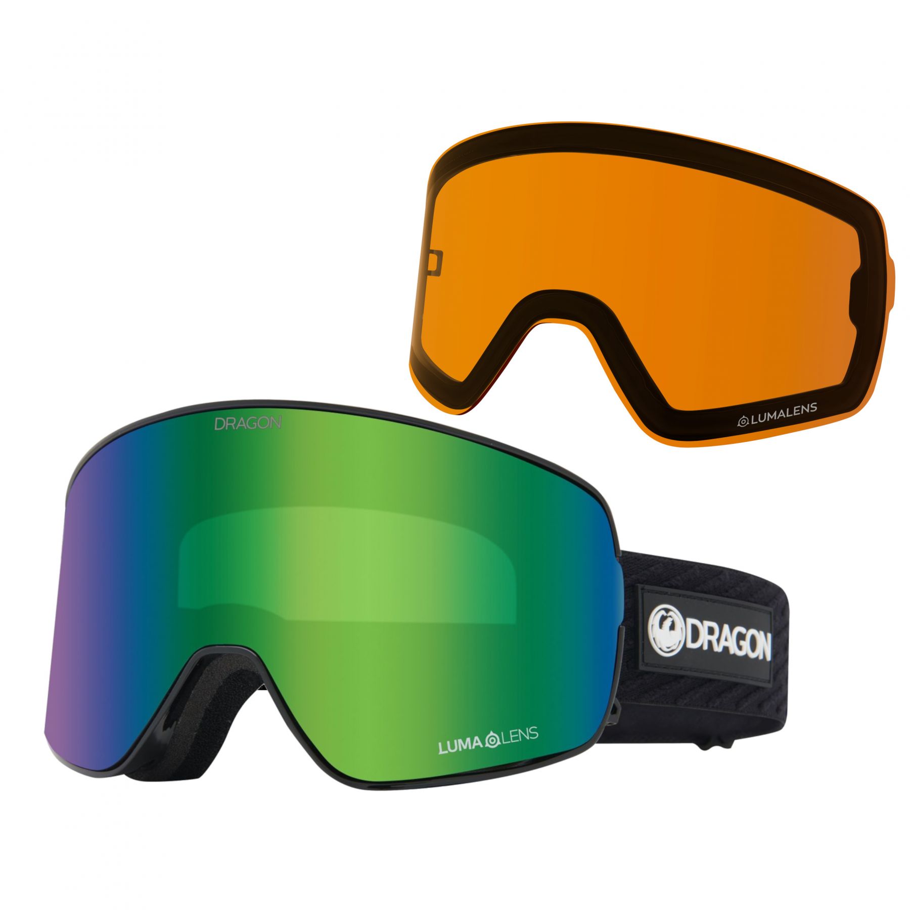 Dragon NFX2, masque de ski, icon green