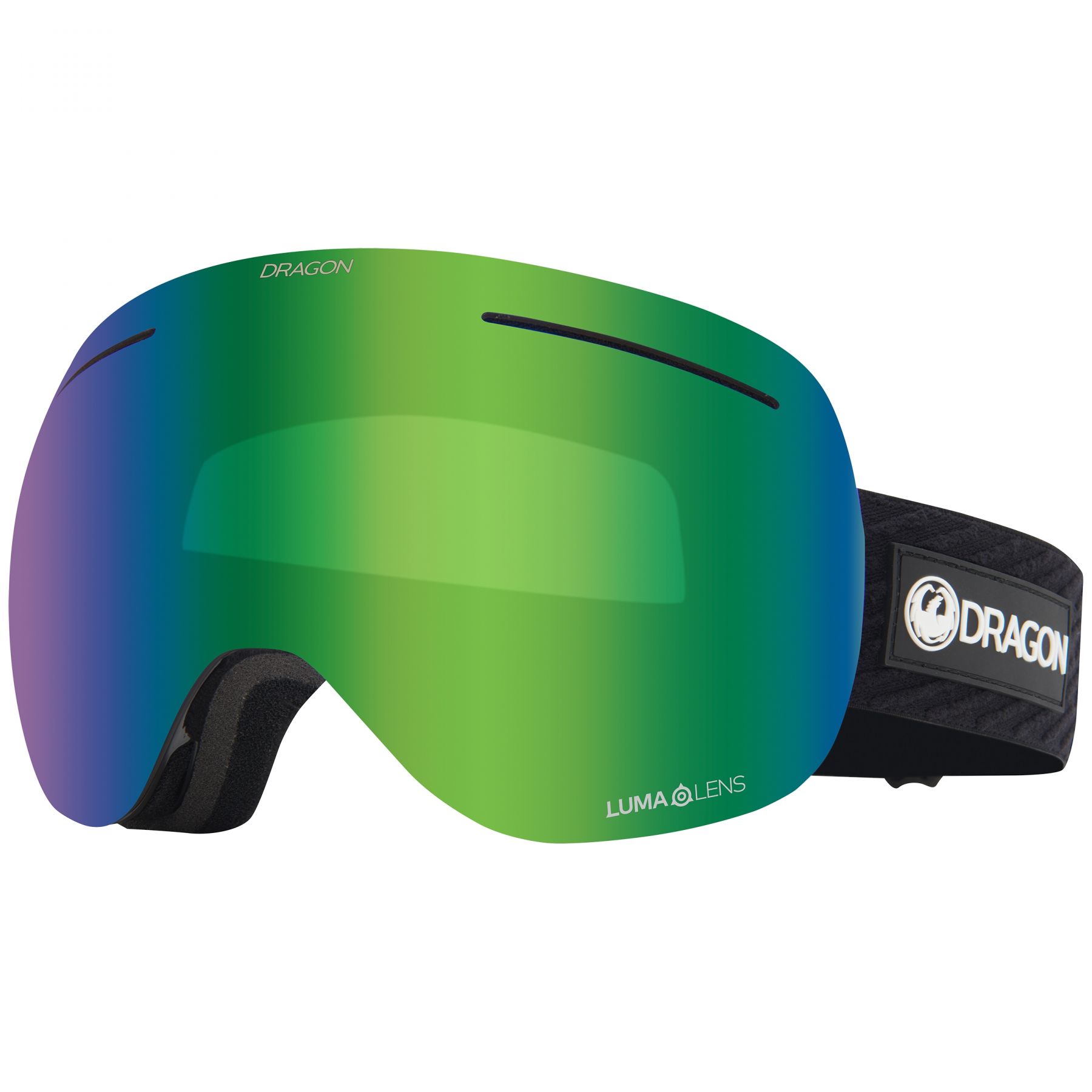 Dragon X1, masque de ski, icon green