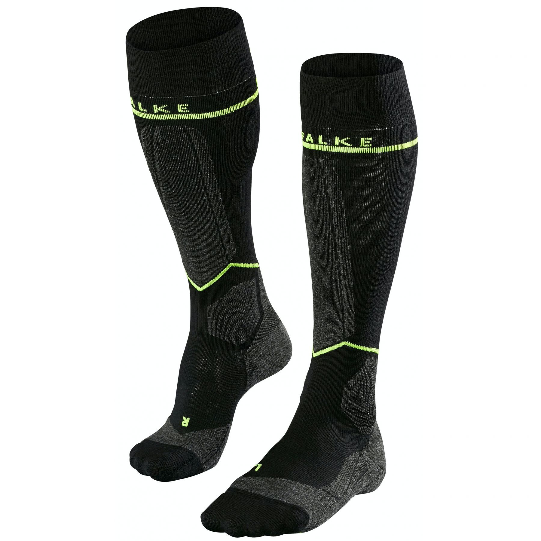 Falke SK Energising, Chaussettes de ski, Hommes, Noir