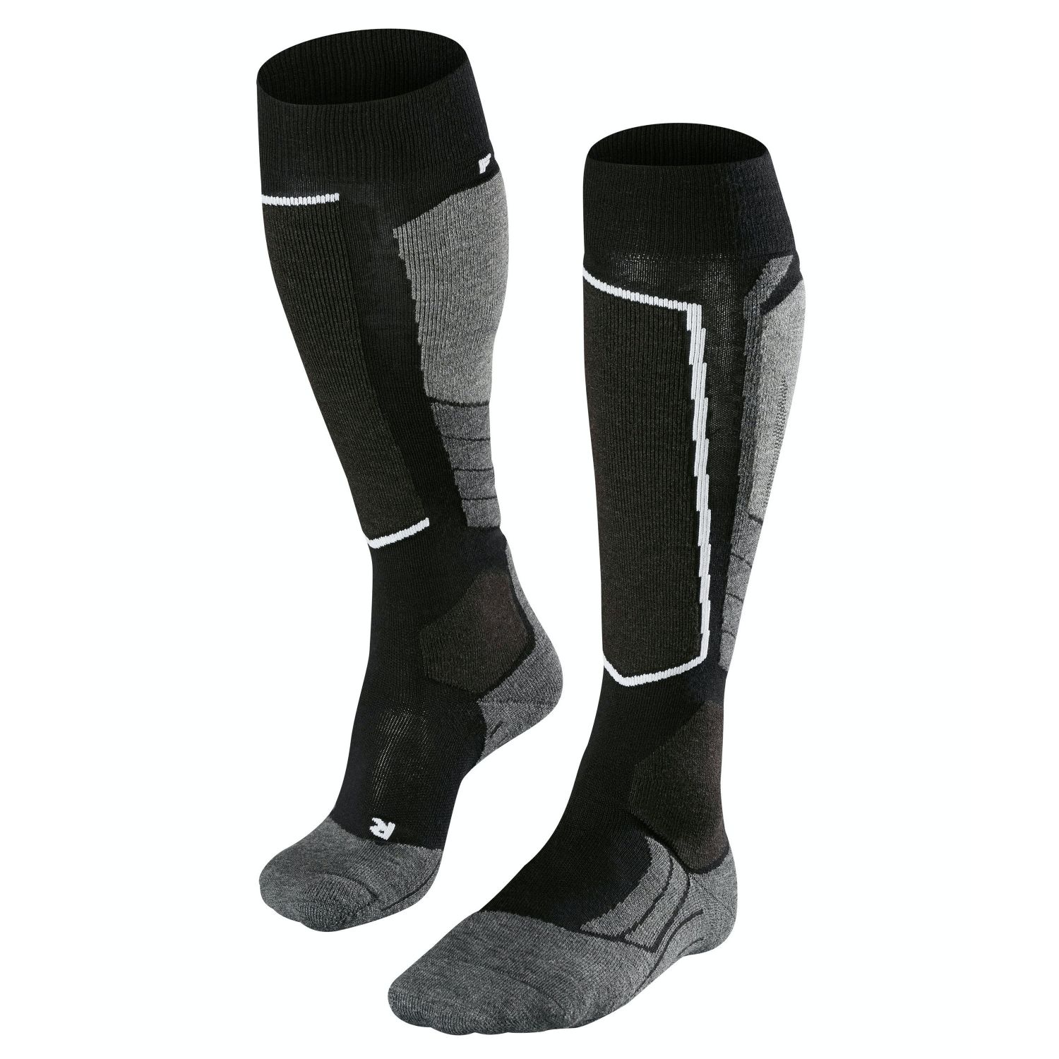 Falke SK2 Wool, chaussettes de ski, femmes, Black-Mix