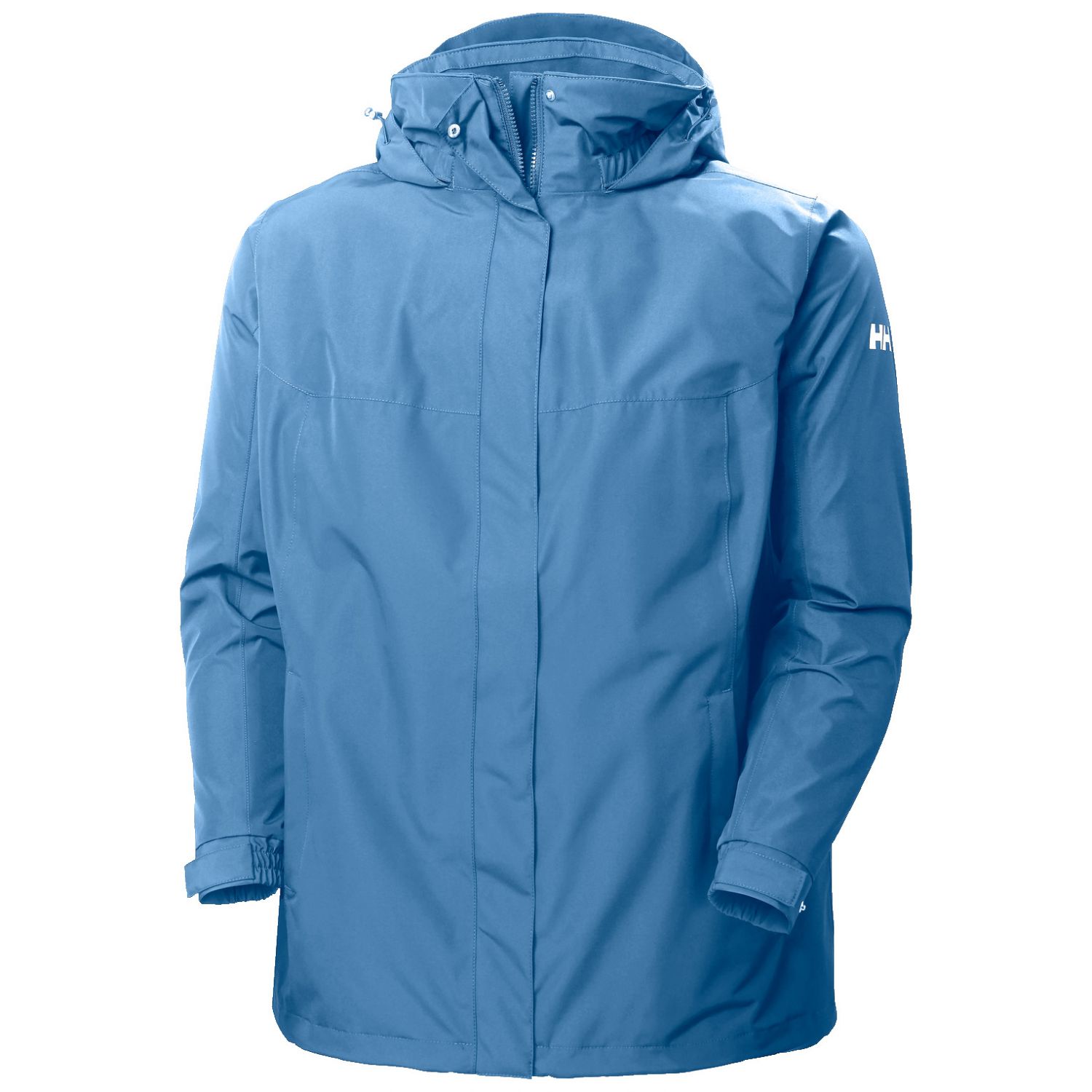 Helly Hansen Aden Plus, veste de pluie, femme, taille plus, bleu