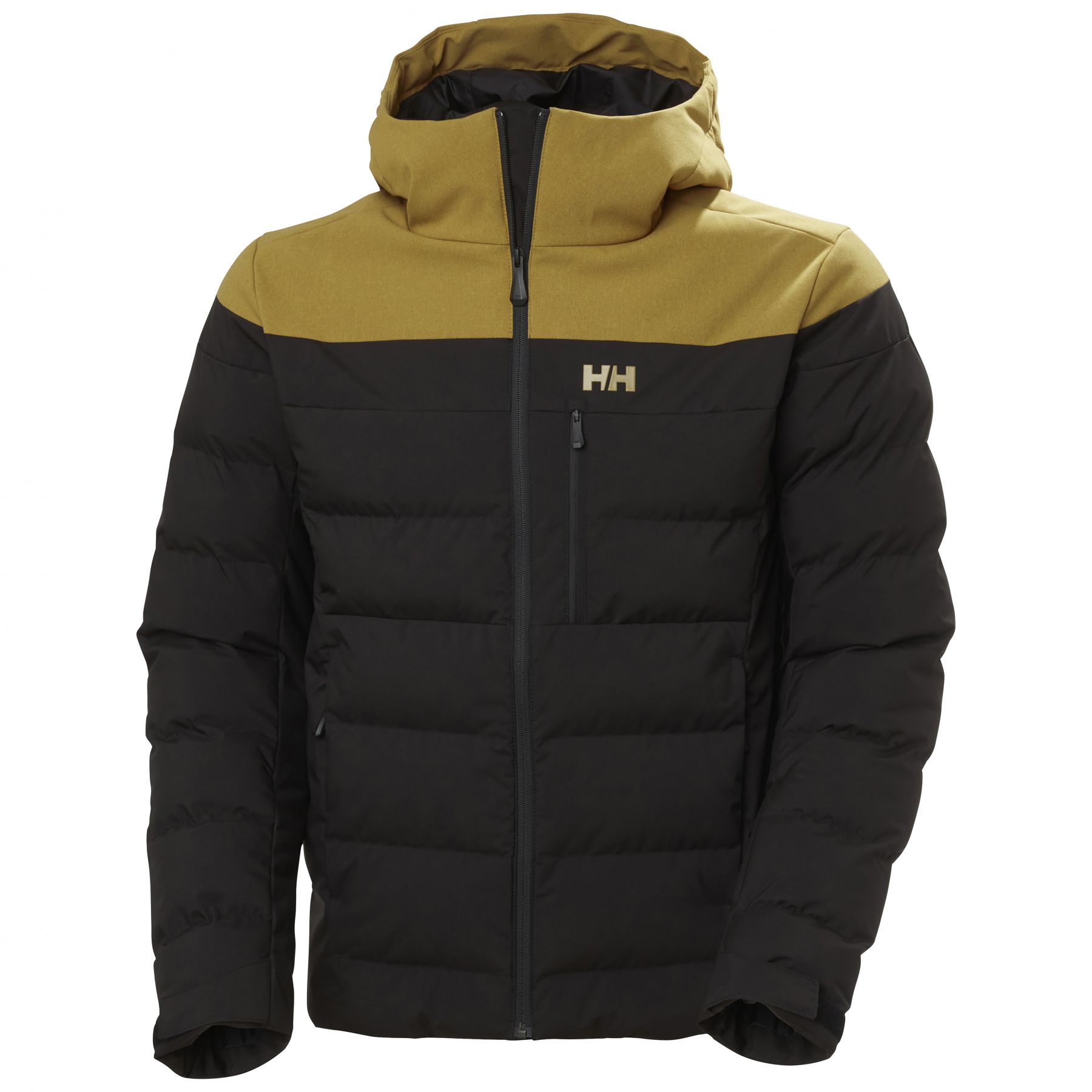 Helly Hansen Bossanova Puffy, veste, hommes, noir/marron clair