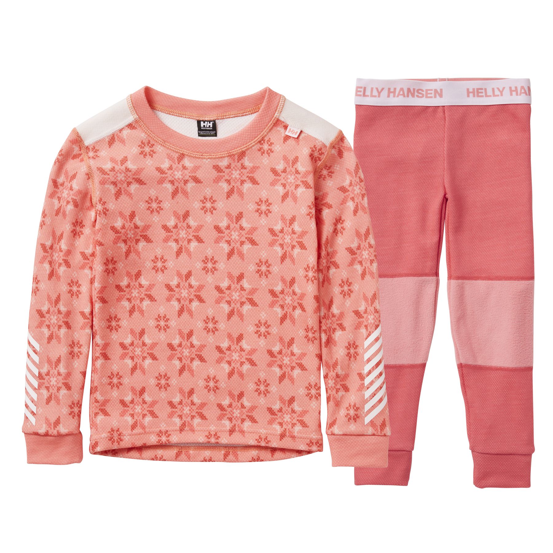 Helly Hansen K Graphic Lifa Merino, ensemble, enfants, rose