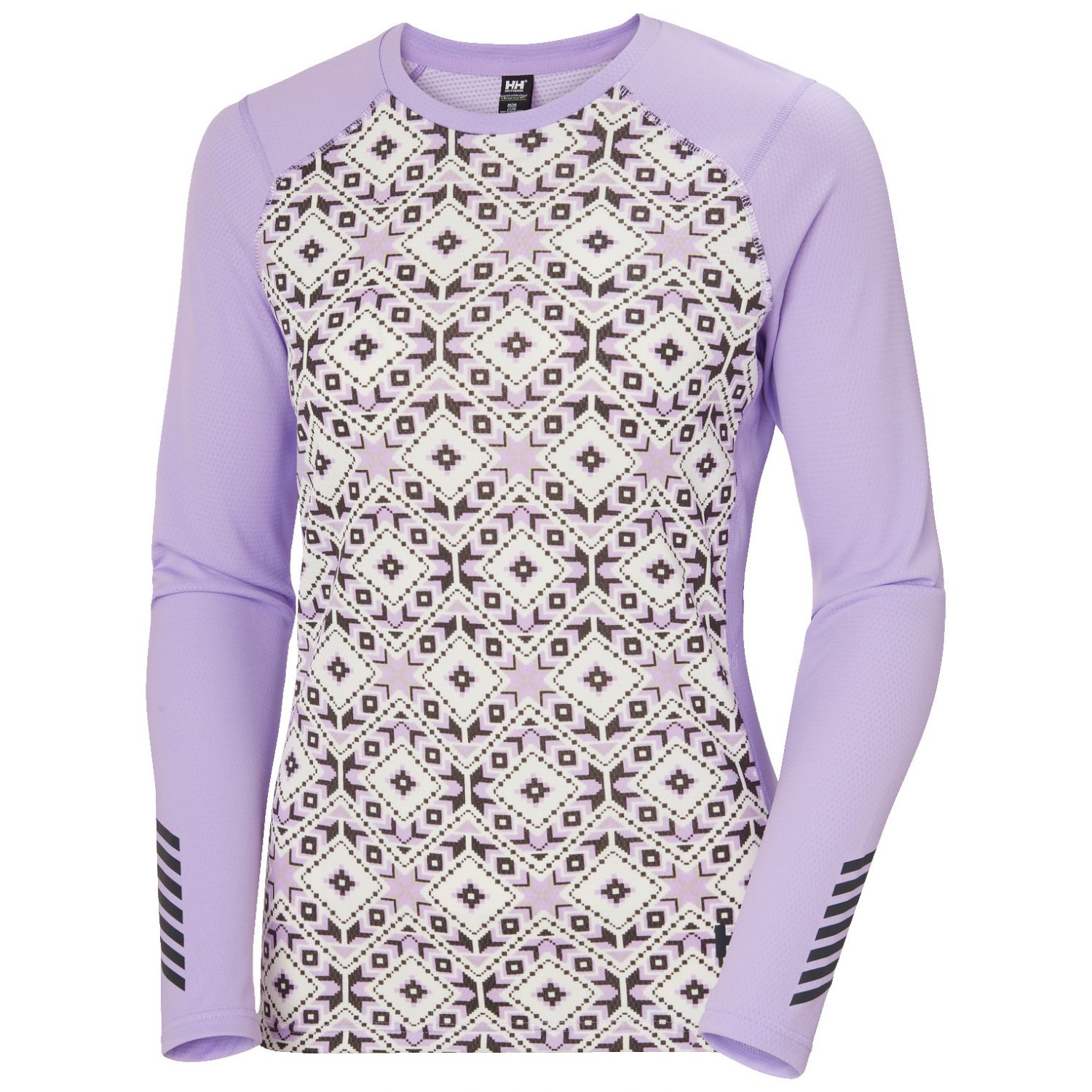 Helly Hansen Lifa Active Graphic Crew, femme, violet