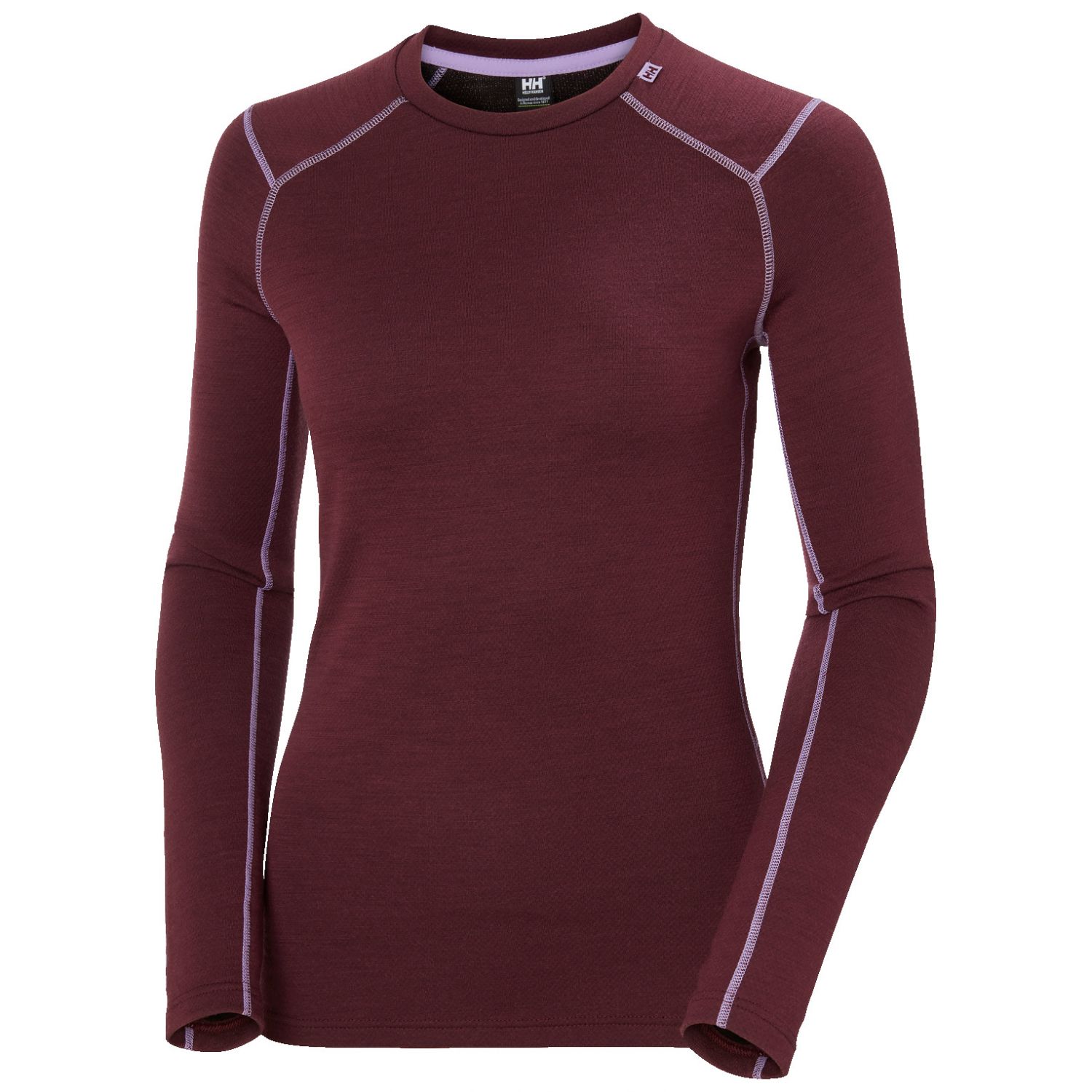 Helly Hansen Lifa Merino Midweight Crew, femme, rouge