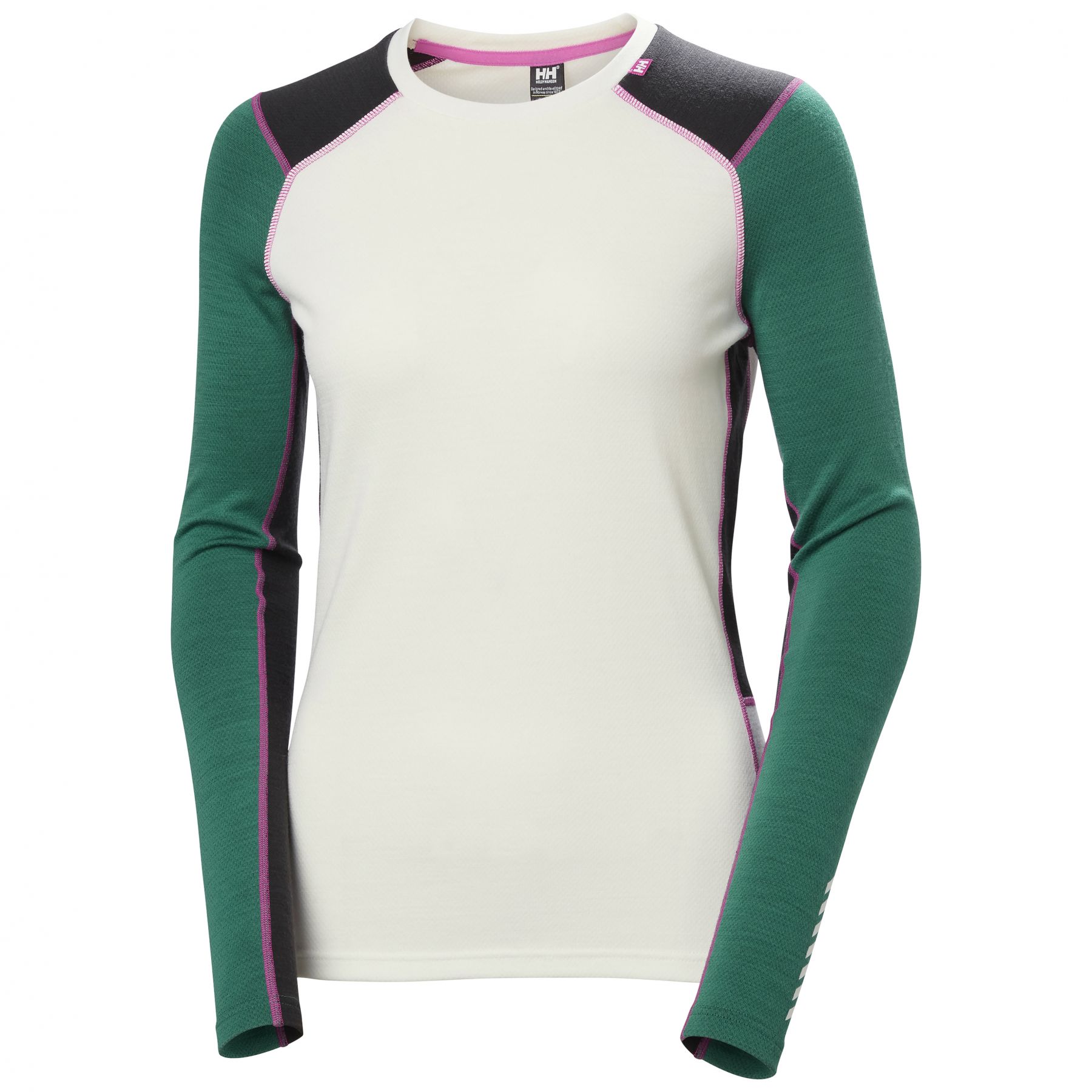 Helly Hansen Lifa Merino Midweight Crew, femmes, vert