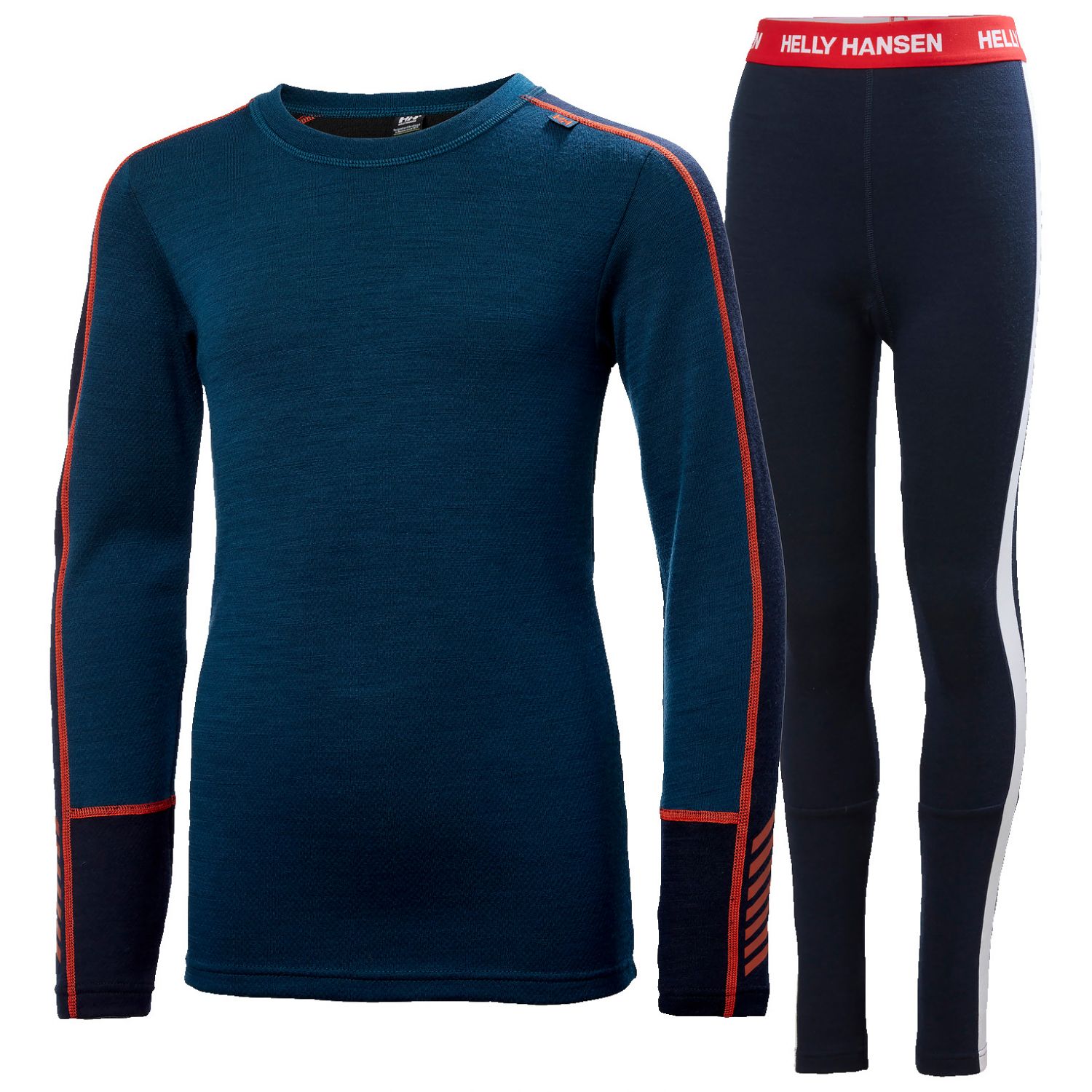 Helly Hansen Lifa Merino Midweight, ensemble, junior, bleu foncé