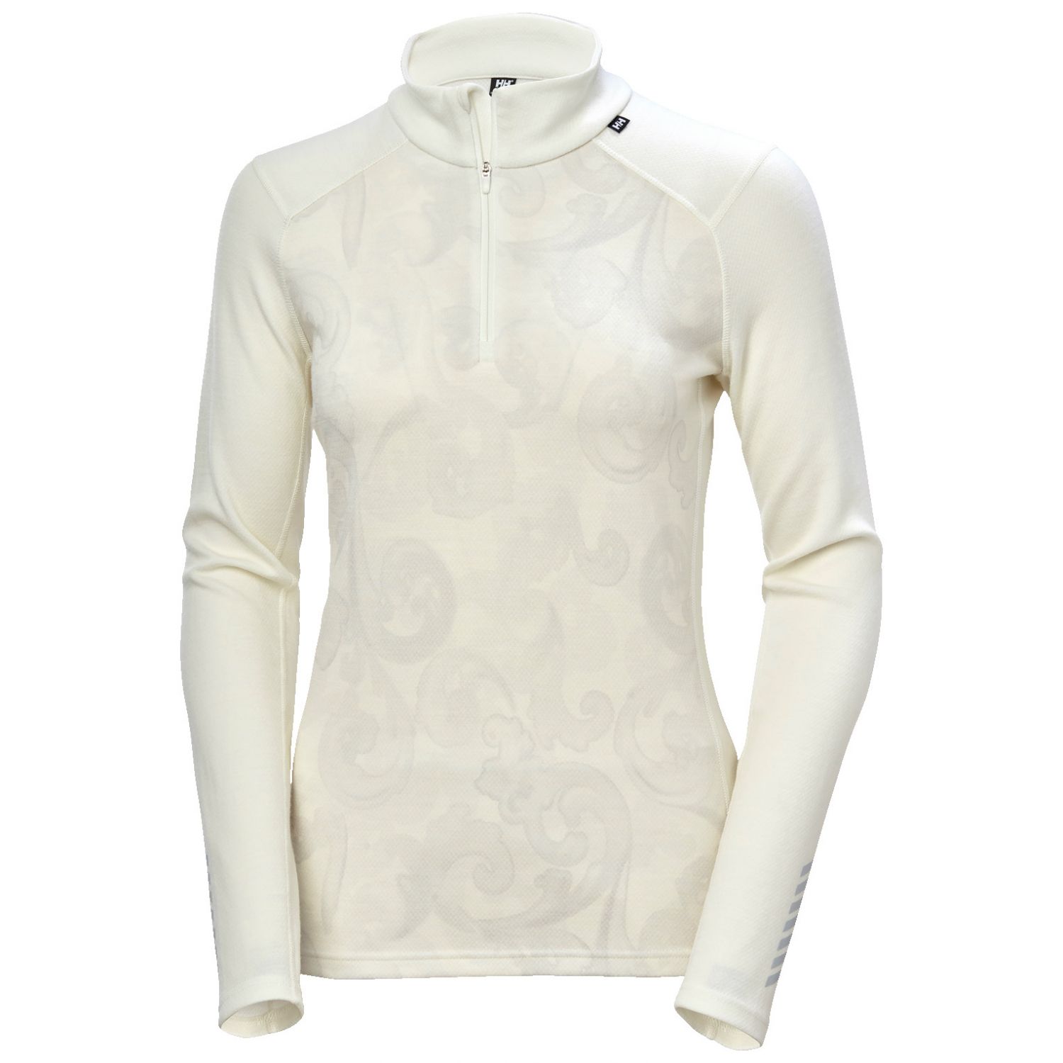 Helly Hansen Lifa Merino Midweight Graphic 1/2 Zip, femme, écru