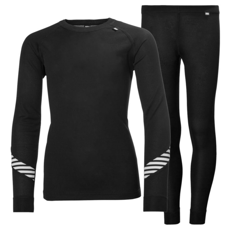 Helly Hansen Lifa, set, junior, noir