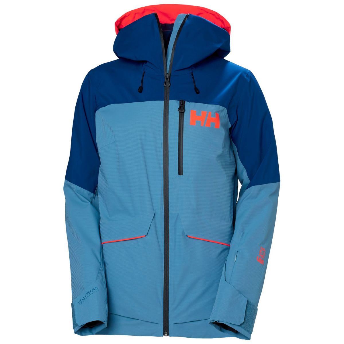 Helly Hansen Powchaser Lifaloft, manteau de ski, femmes, bleu clair