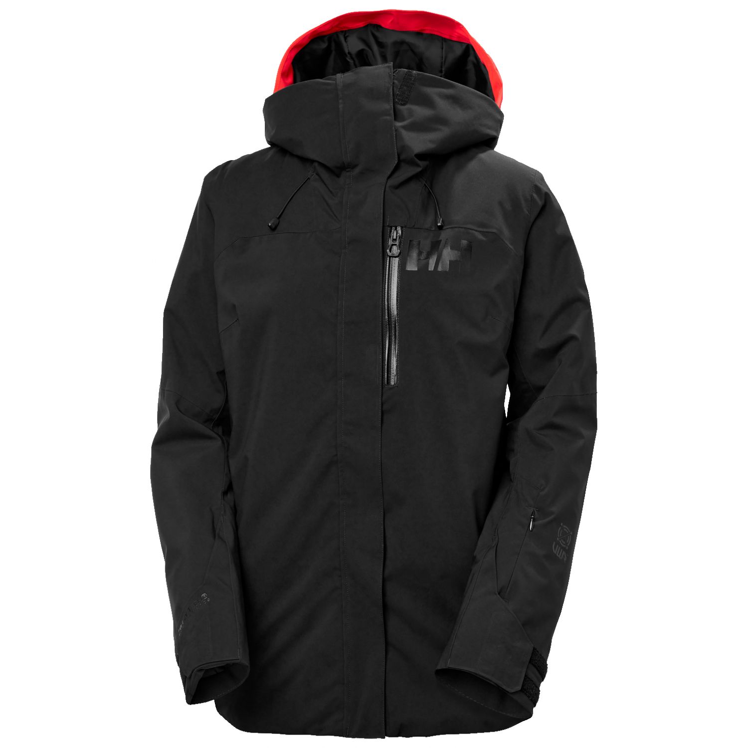 Helly Hansen Powshot, manteau de ski, femmes, noir