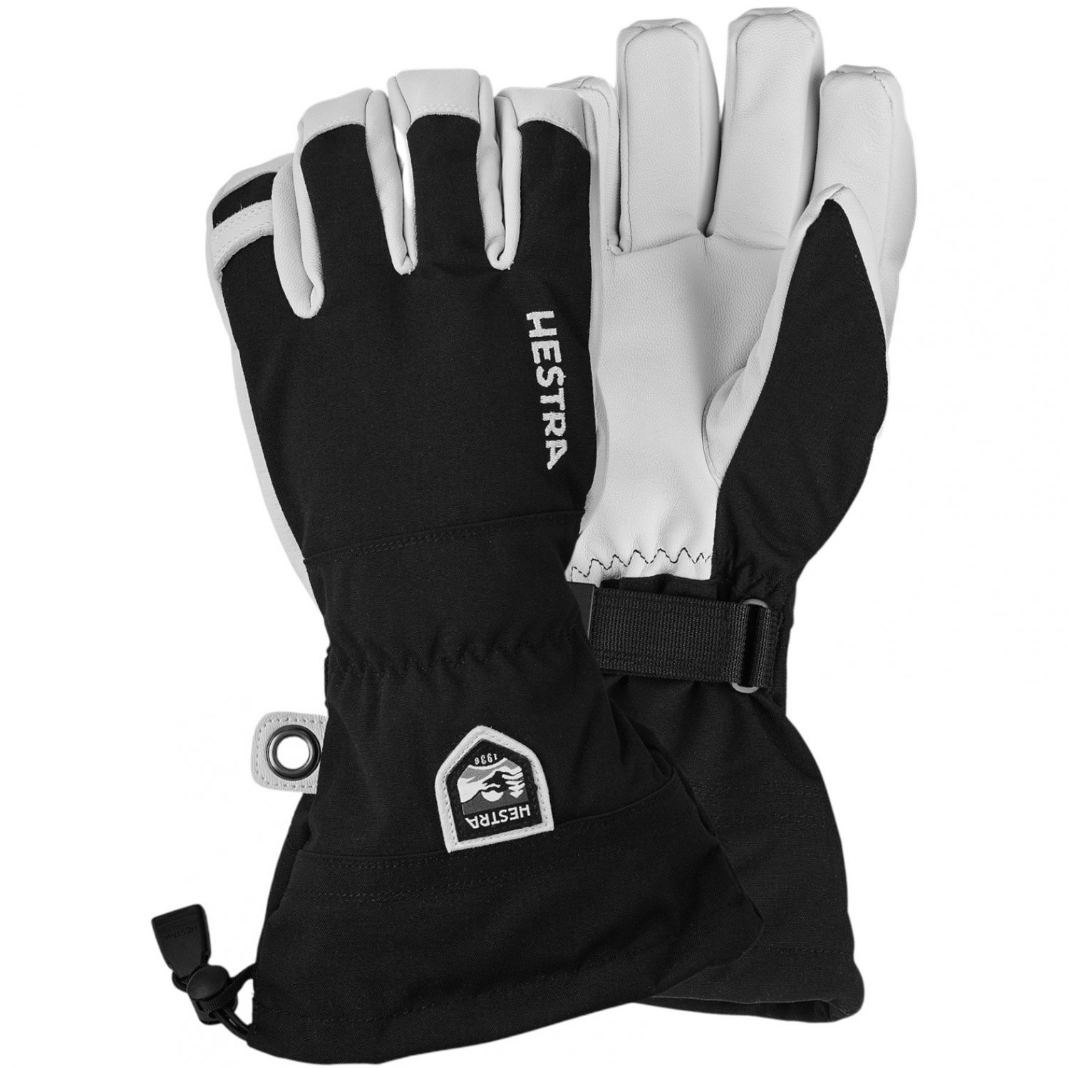 Hestra Army Leather Heli gants de ski, noir 