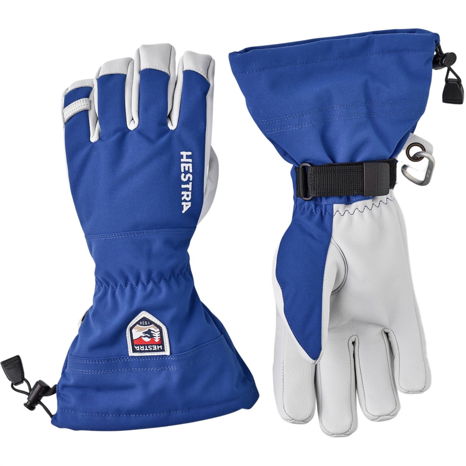 Hestra Army Leather Heli Ski, gants de ski, bleu