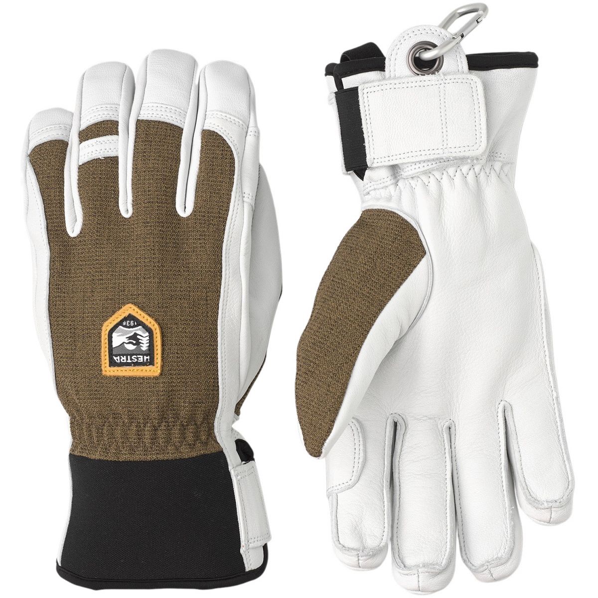 Hestra Army Leather Patrol, gants de ski, olive