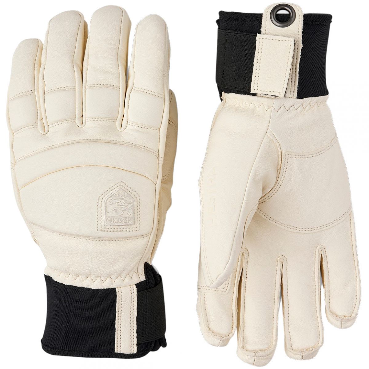 Hestra Fall Line, gants de ski, blanc/blanc