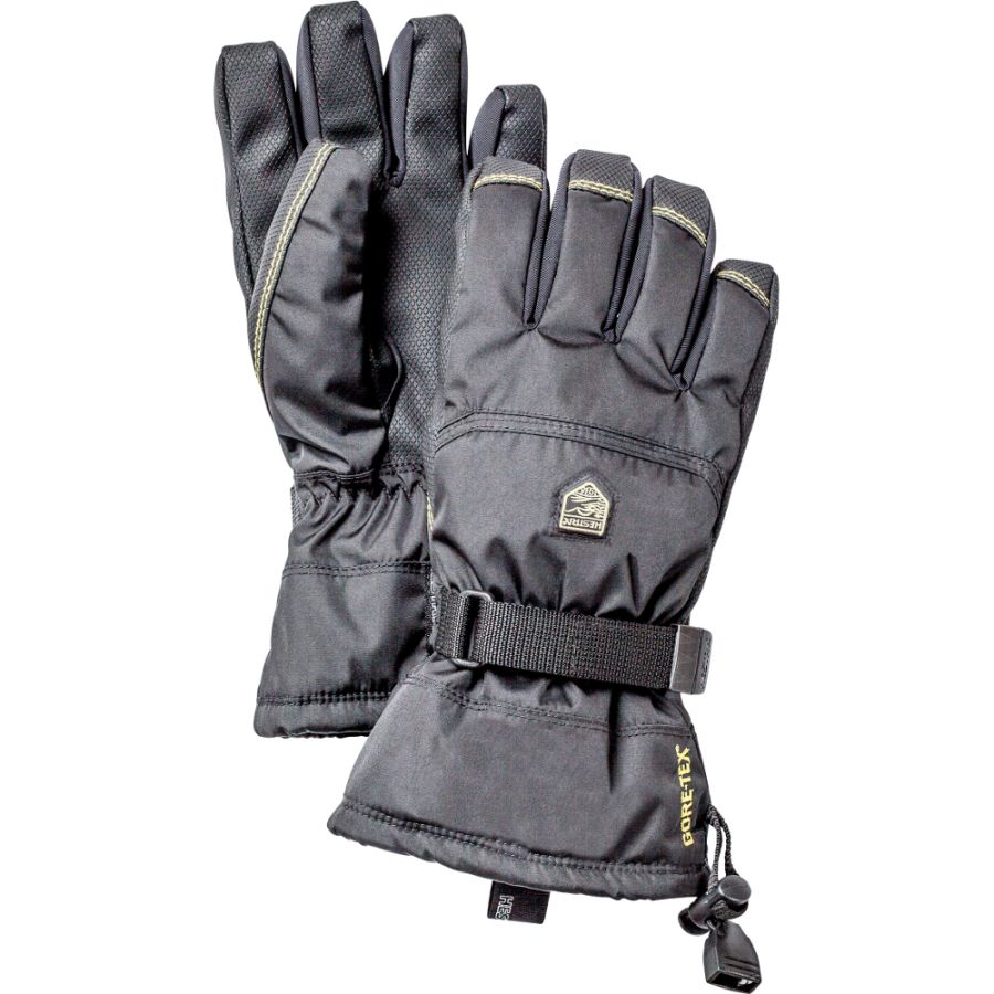 Hestra Gore-Tex Gauntlet gants de ski, junior, noir