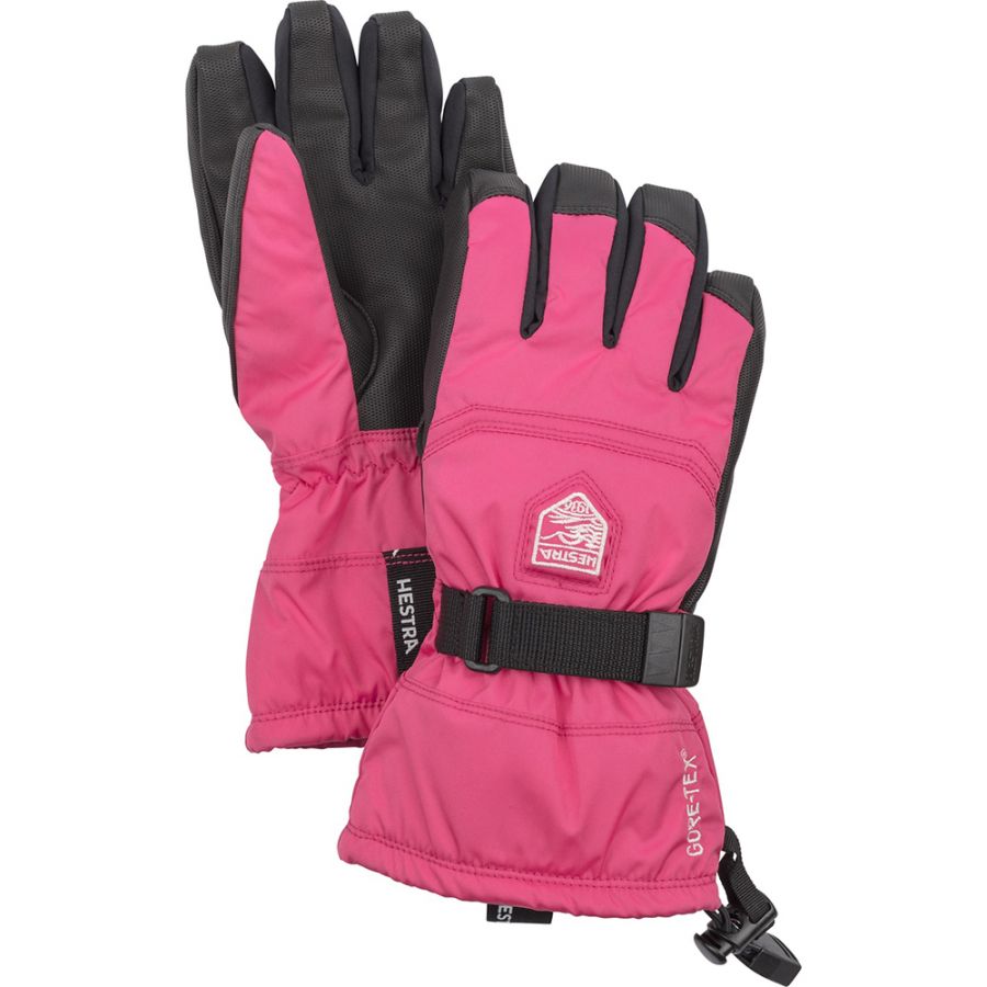 Hestra Gore-Tex Gauntlet gants de ski, junior, rose